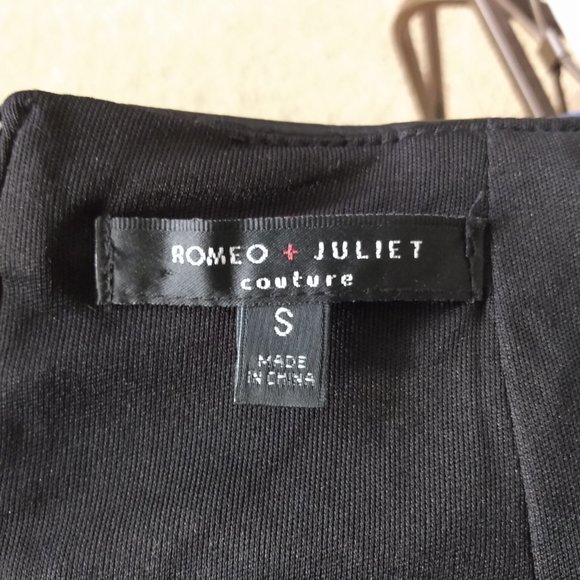 ROMEO &JULIET COUTURE WOMEN EMBROIDERED FAUX LEATHER MINI SKIRT SIZE S - Picture 7 of 10